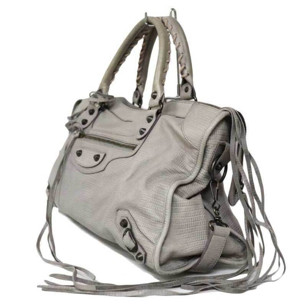 Balenciaga Gray City bag Leather